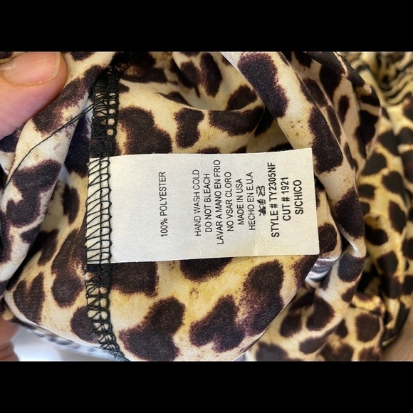 From PALMER cheetah print long sleeve pullover blouse - Picture 5 of 5